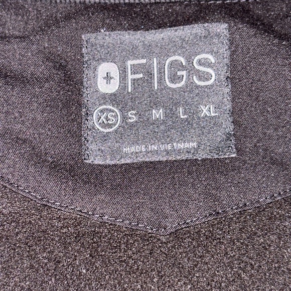 FIGS on shift fleece jacket XS in black color - Picture 8 of 9